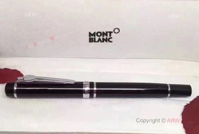 Best Mont Blanc Pen Copy Writers Edition Black Rollerball Pen